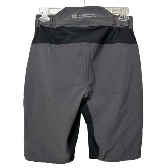 Louis Gatineau Cyclist Shorts Mens Gray Zipper Pocket Belted High Rise Shorts. - Picture 4 of 12
